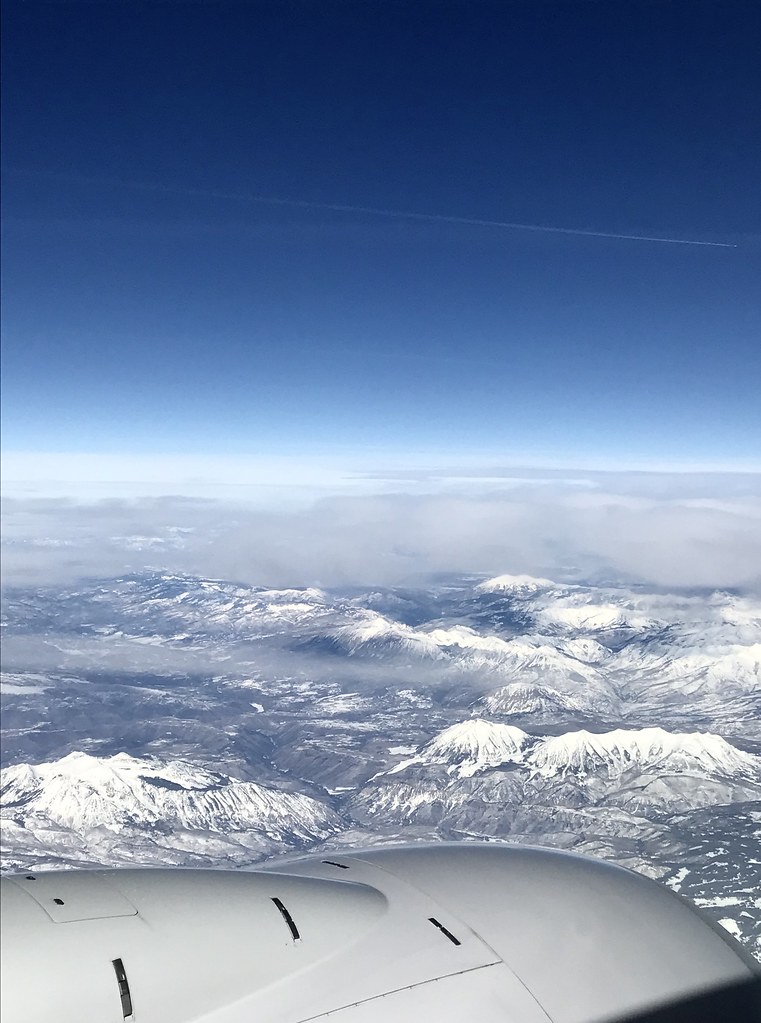 Eastbound at 36,000ft. on United Airlines. Wintery views! Flickr