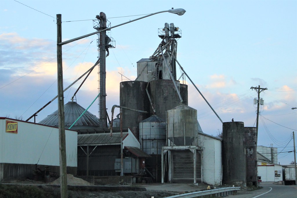 Grain Elevators New Paris, Ohio Gaylen "Becky" Blosser Flickr