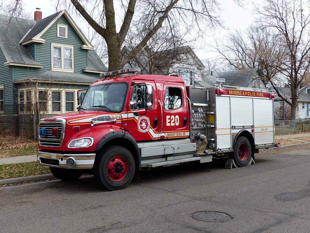 Minneapolis, MN Fire Department Engine 20 at Station 21 Flickr