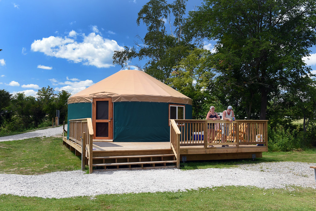 Groveland Oaks Yurt Deluxe Yurt on Cottage Island For rese… Flickr