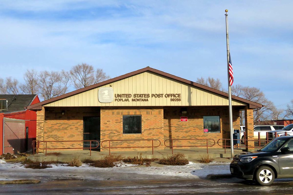 Poplar, Montana 59255 Roosevelt County. The Poplar post of… Flickr
