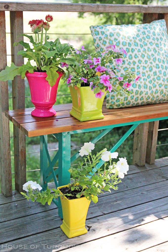 Outdoor Decorating/Gardening House of Turquoise Outdoor … Flickr