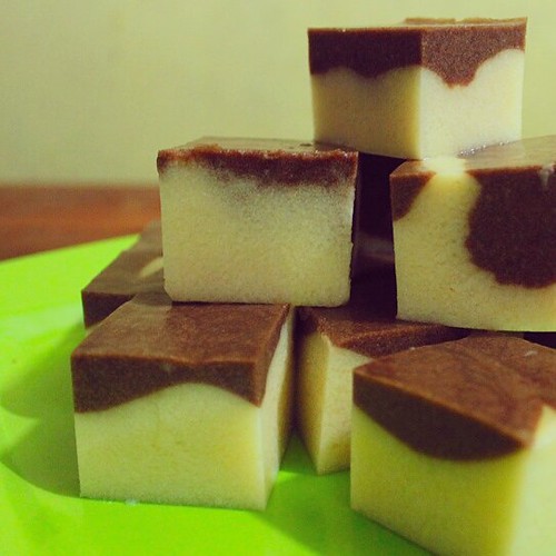 Resep Puding Coklat Marble Olahan Roti Tawar puding eati