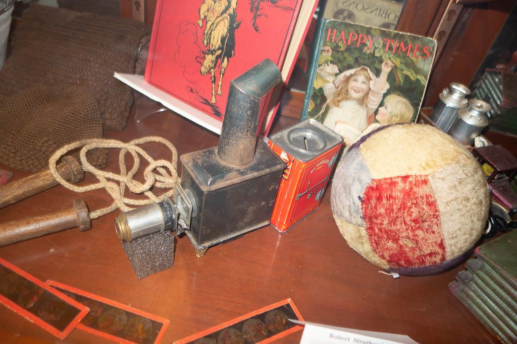 Antique toys and candle projector Pitt Meadows Museum Gene… Flickr
