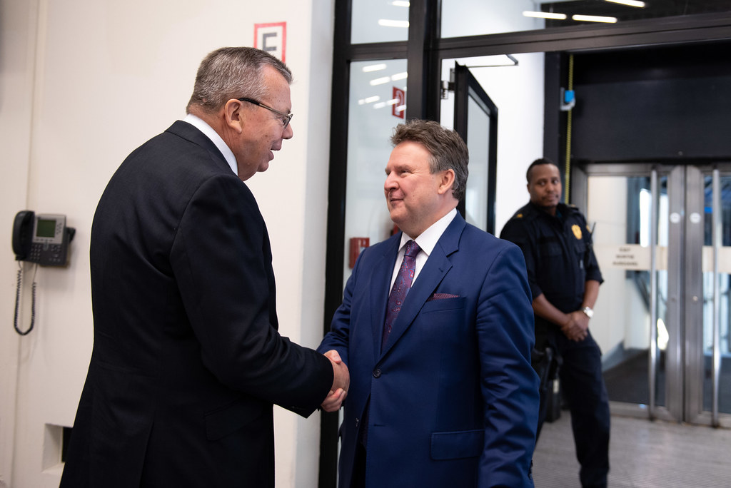 Mayor of Vienna, Michael Ludwig, visiting the VIC 16 Novem… Flickr