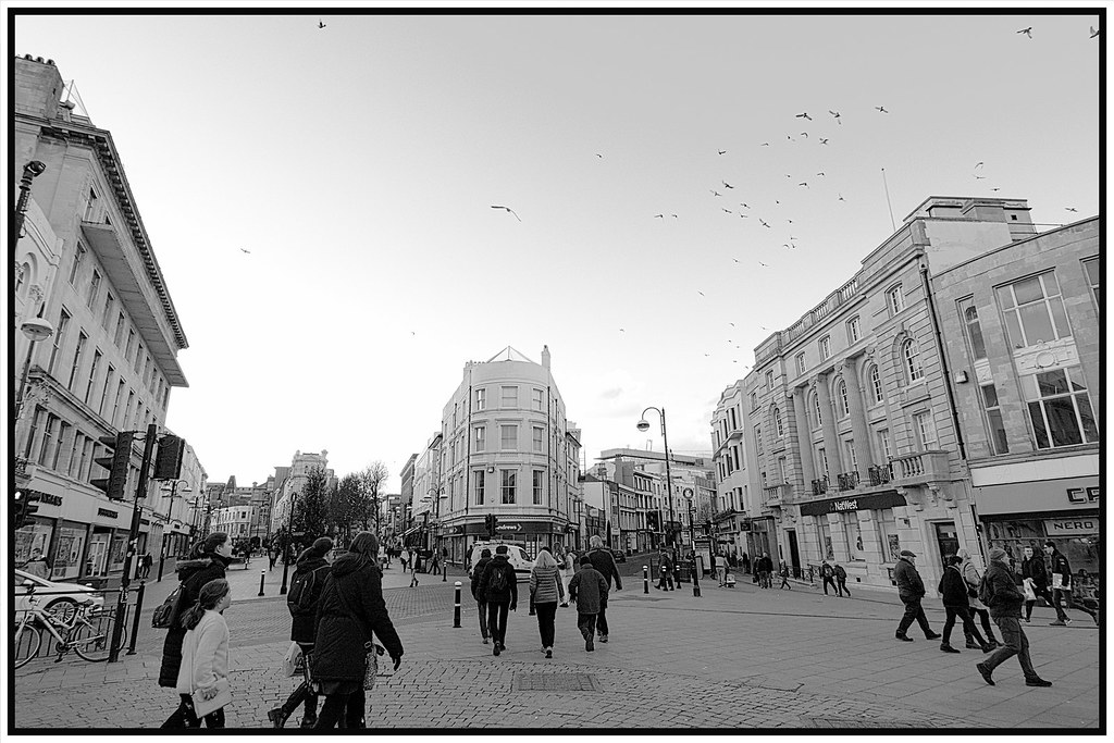 Just a black and white town 2, Hastings. Tokina 1228mm le… anthony allan Flickr