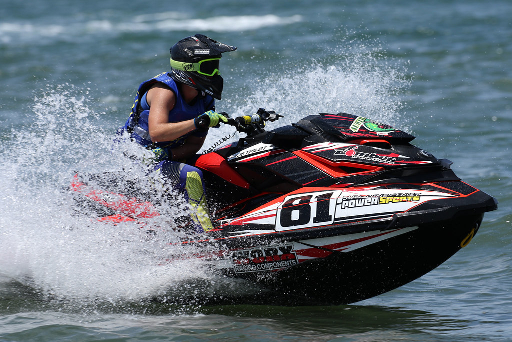 Jet Ski Racing A bit of jet ski racing at Redcliffe, Queen… Alan