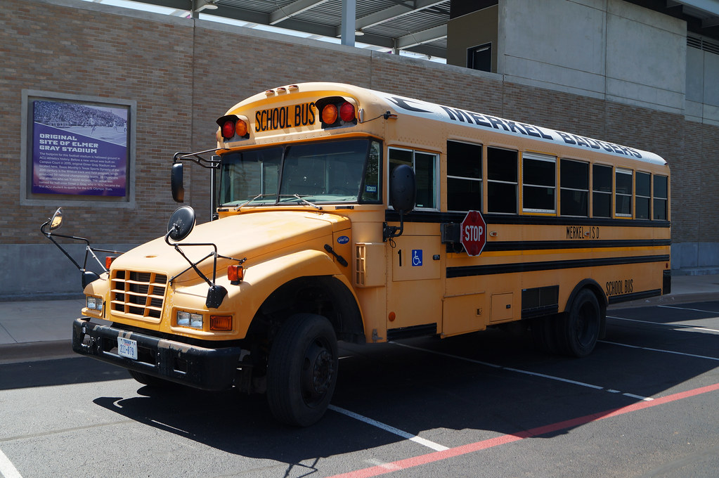 Merkel Badgers Blue Bird Vision 1 One of Merkel ISD's (Me… Flickr