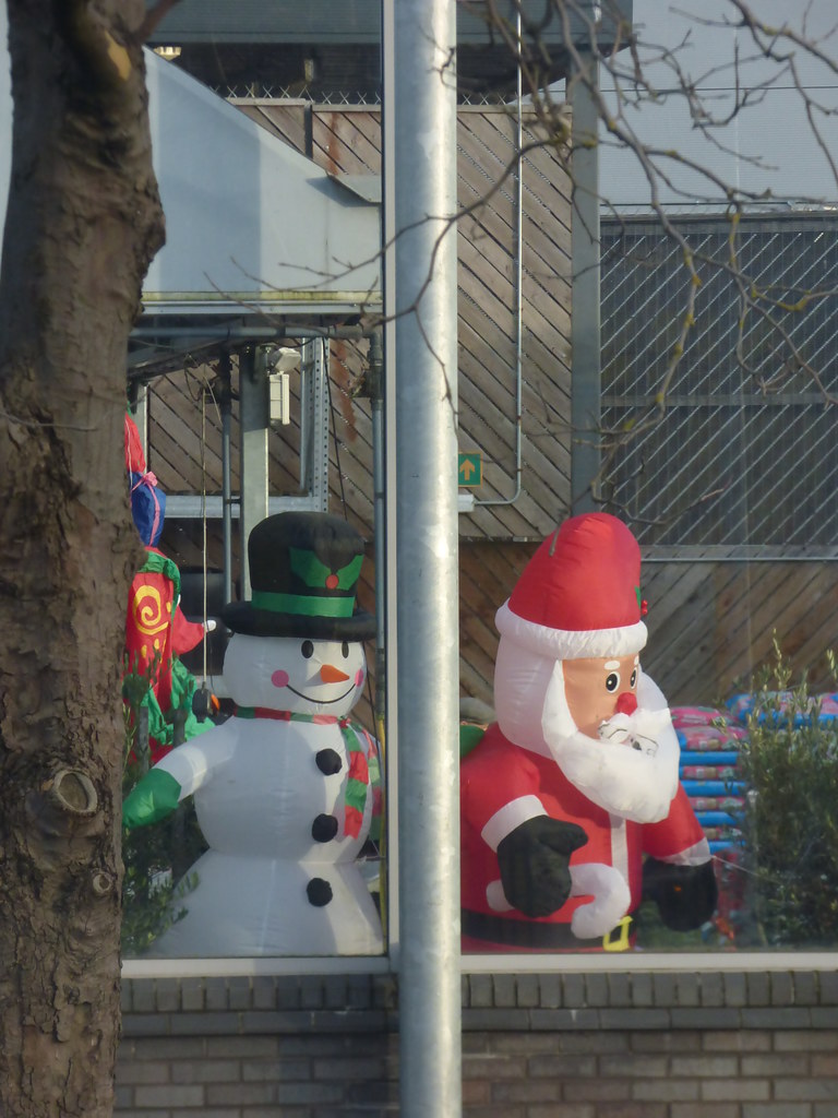 Snowman and Santa at Homebase Selly Oak a photo on Flickriver