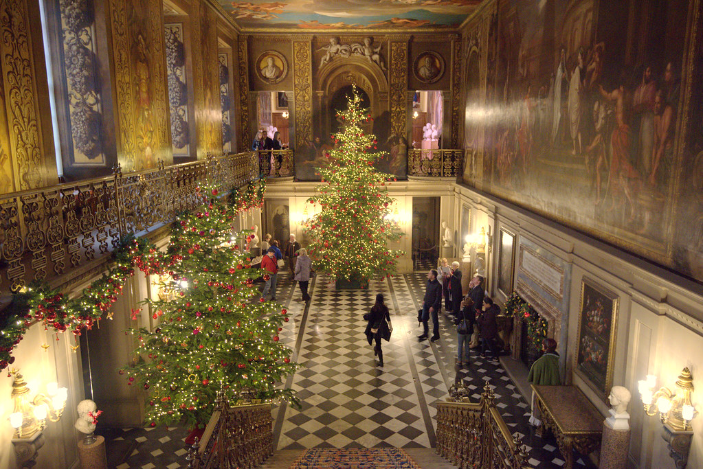 Christmas trees at Chatsworth House © 2018 Tony Worrall Tony