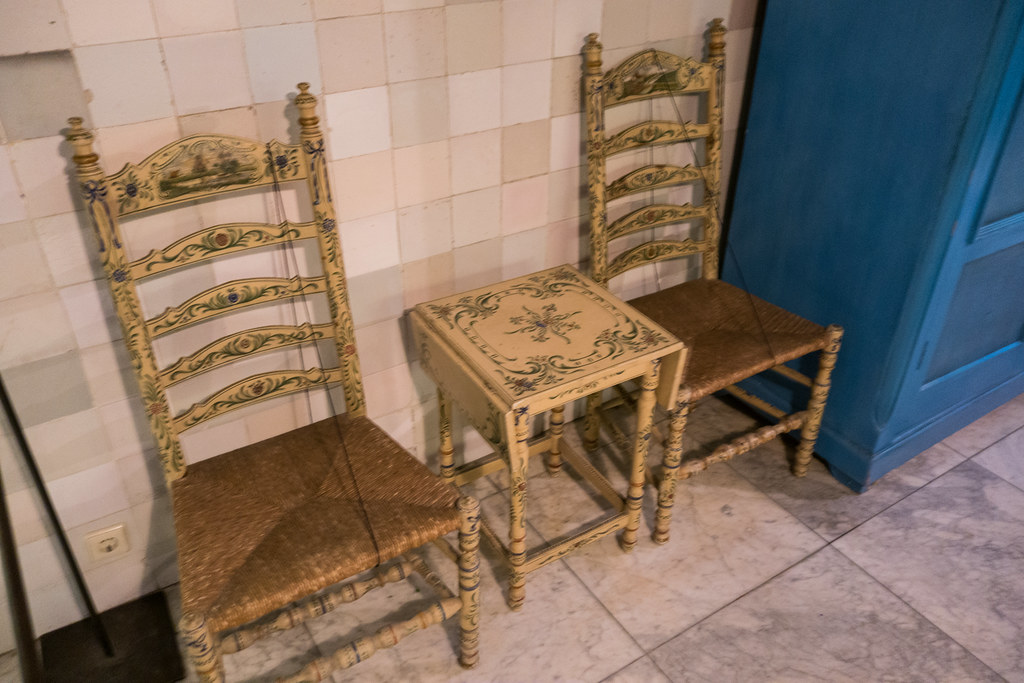 Antique kitchen chairs and table Van Loon House, Amsterdam… Flickr