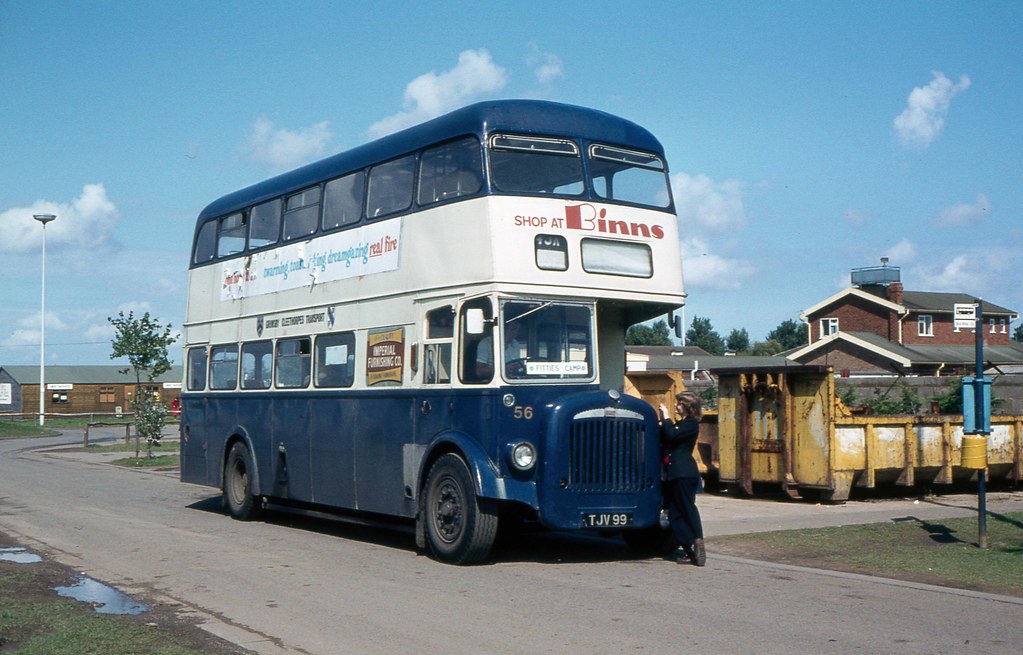 Fitties Camp A 1962 GrimsbyCleethorpes Daiimler at the un… Flickr