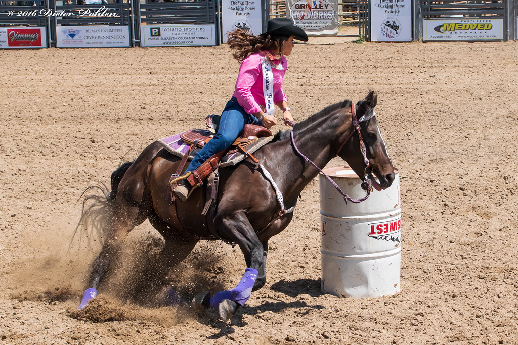 Elbert County Fair Barrel Race Dieter Pohlen Flickr