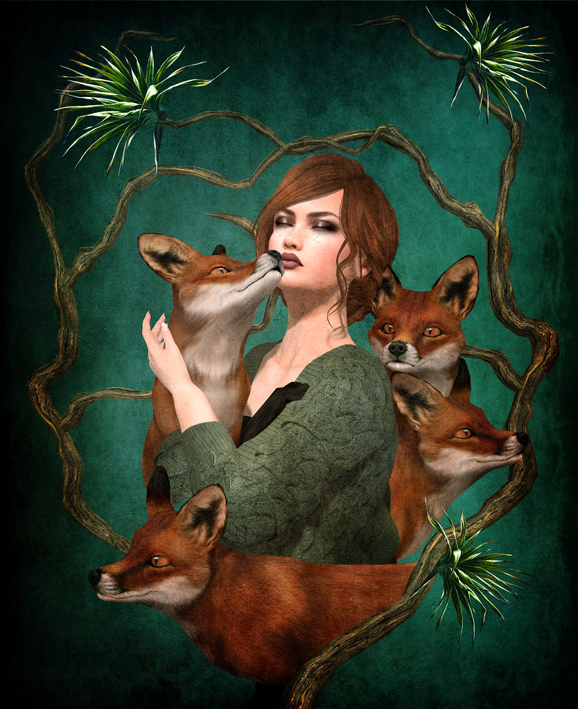 Den Mother This was inspired by this artist's beautiful pa… Flickr