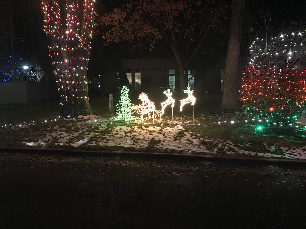 Santa and Reindeer The Lights Before Christmas 2018 Layton City GIS Flickr