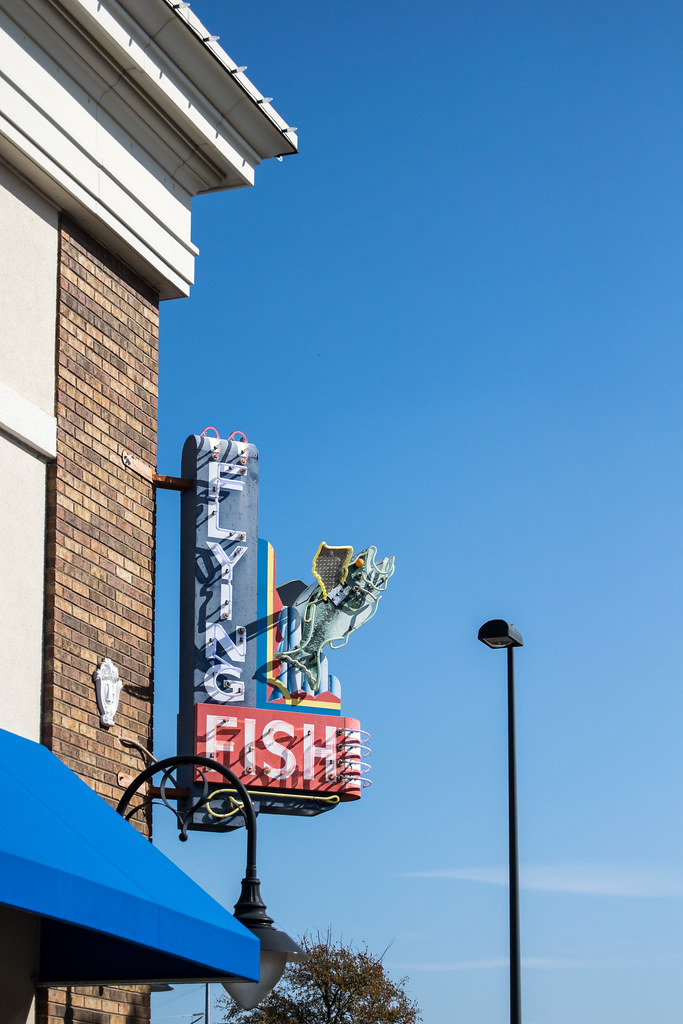 Flying Fish Sign for the Flying Fish Restaurant Mark Collins Flickr
