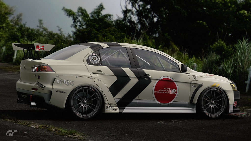 Mitsubishi Lancer Evo X Zero Fighter Liberty Walk a photo on Flickriver