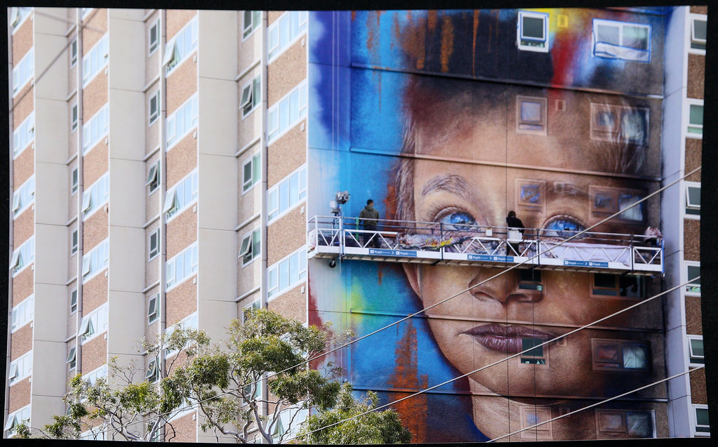 The Collingwood Housing Estate Mural by Adnate photographe… Flickr