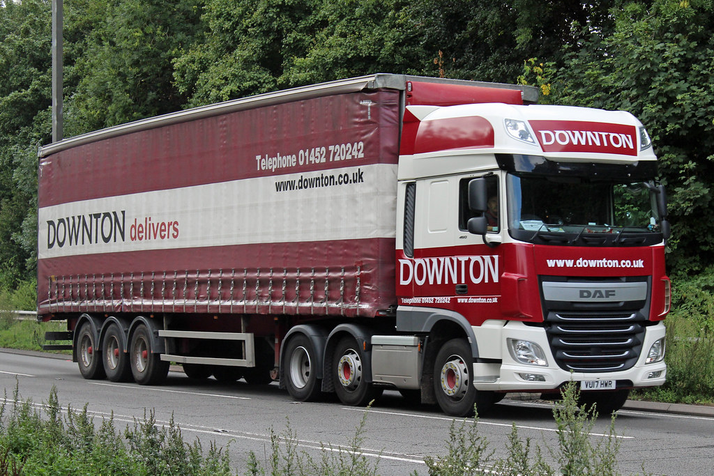 Downton, Moreton Valence VU17 HWR, DAF XF on Crickley Hill… Flickr