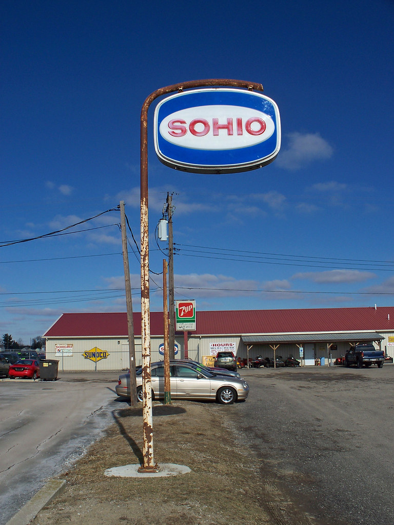OH Defiance Sohio Sohio sign in Defiance, Ohio. Ken Flickr