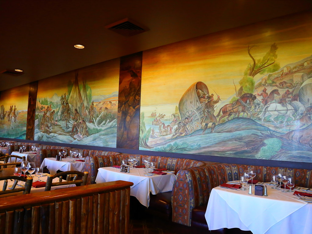 IMG_9419 Mural Dining Room, Jackson Lake Lodge ITing Chiang Flickr