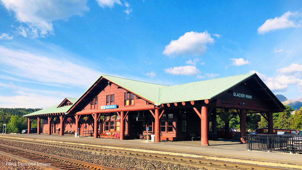 Glacier Park Railway Station, East Glacier Park Village, M… Flickr