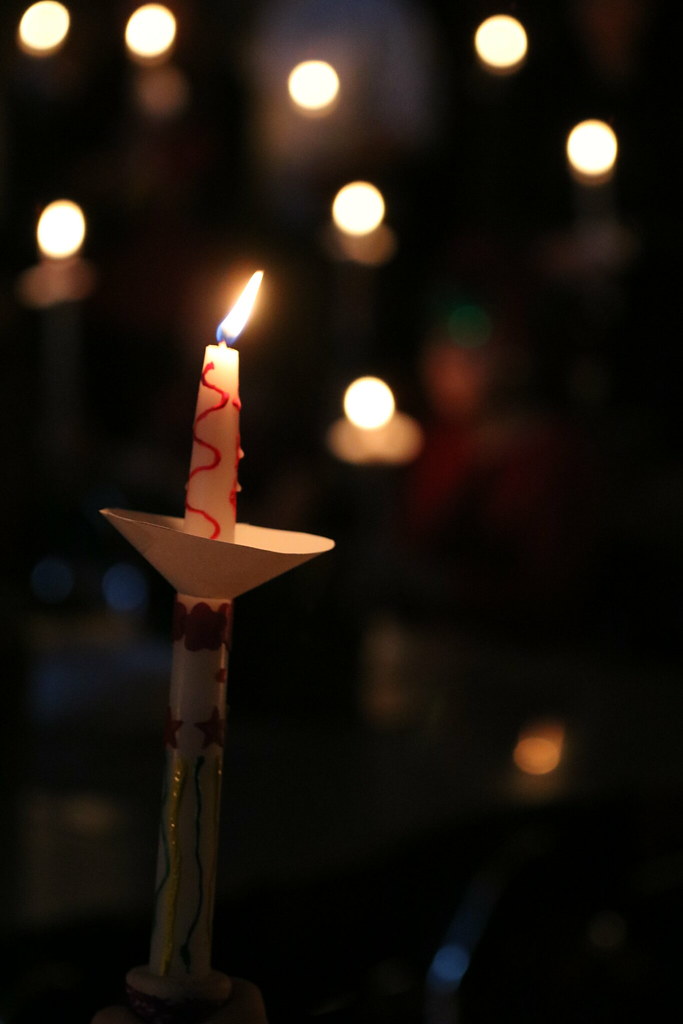 Lower School FirstGrade CandleLighting Durham Academy Flickr