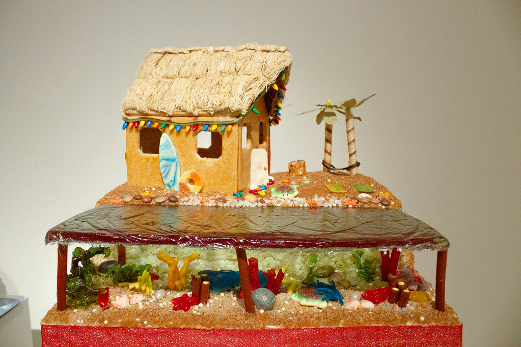 Beach theme gingerbread house The ocean and corals underne… Flickr