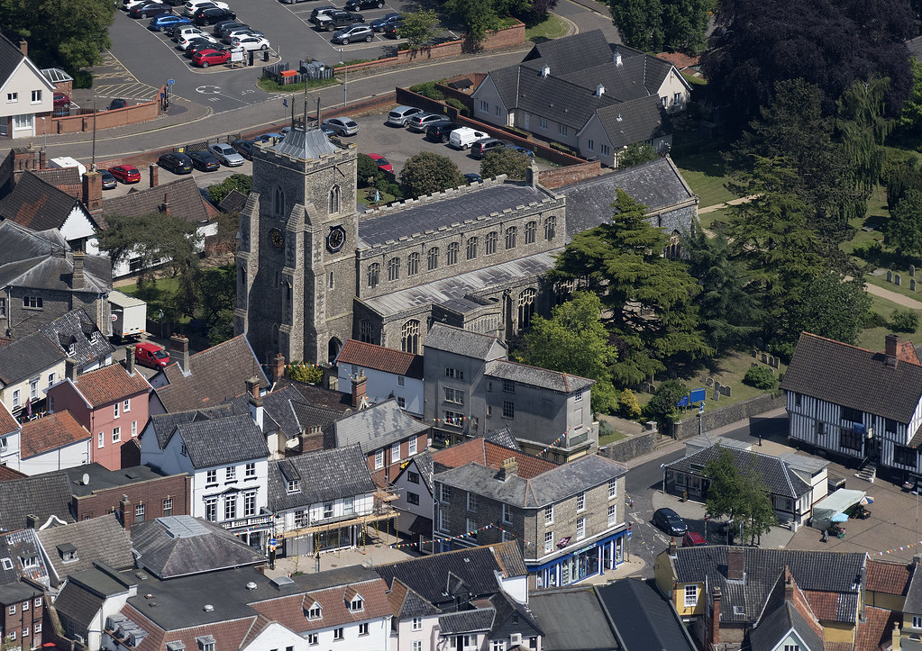 Aerial of St Mary's Church in Diss Norfolk a photo on Flickriver