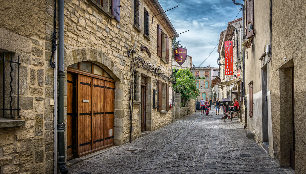 Street in la Cité de Carcassonne France André Boulay Flickr