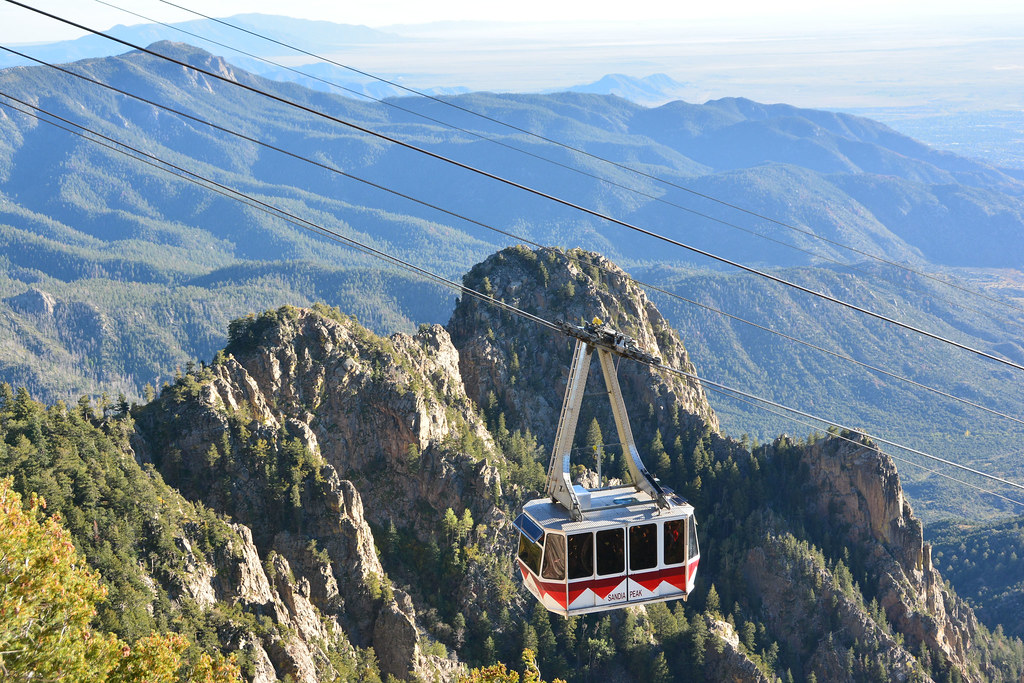 Albuquerque cable car The Sandia Peak Tramway has been ope… Flickr