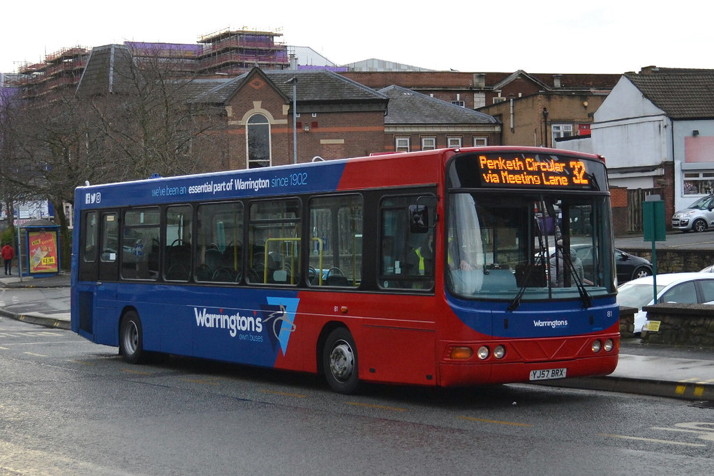 Warrington's Own Buses VDL SB120 81 YJ57BRX Warrington Flickr