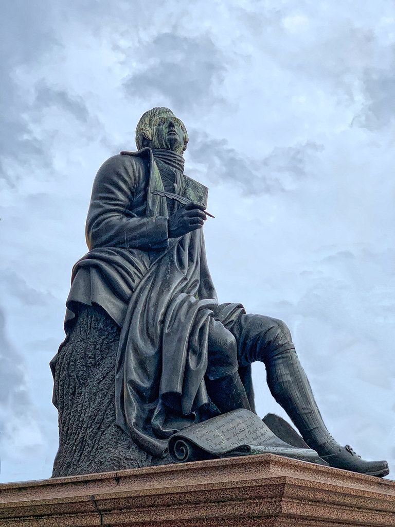 Statue of Robert Burns Dundee Sculptor, Sir John Steell,… Flickr
