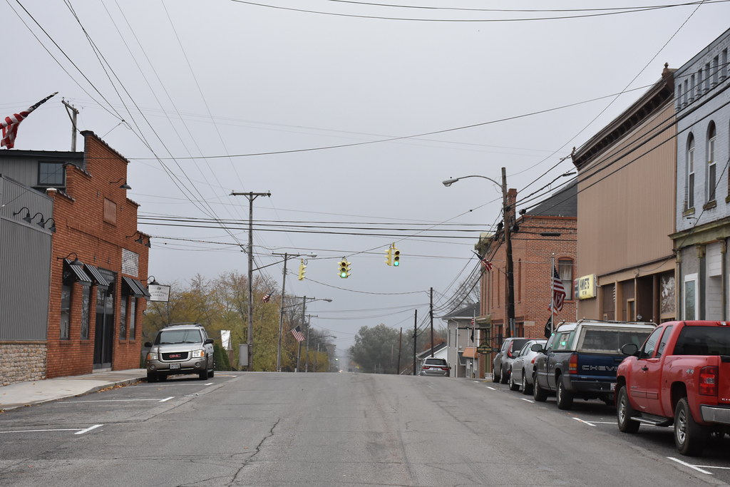Hayesville, Ohio Main and Mechanic Streets November 9,… Flickr