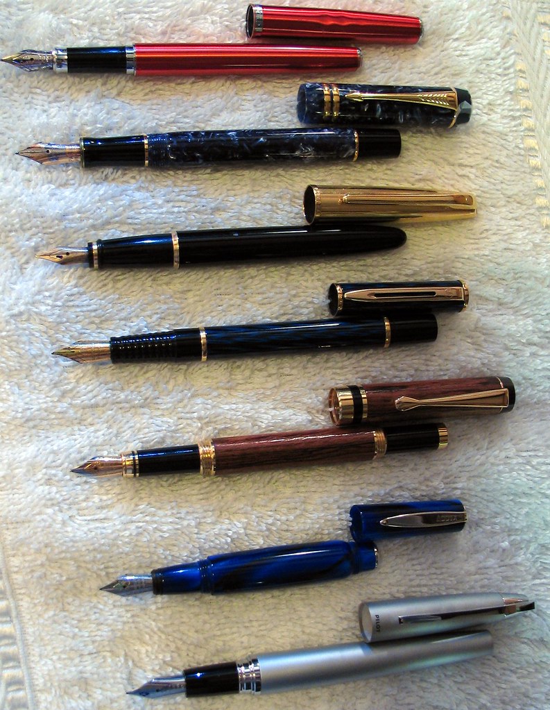 Fountain Pens My fountain pen collection, organized by dat… Flickr