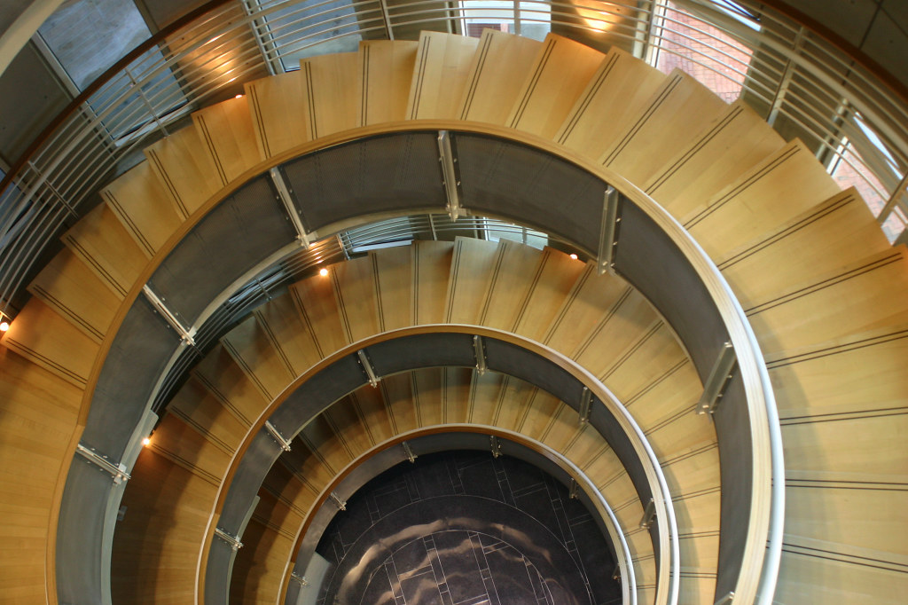 Spiral Staircase Elevators are for the weak. Kevin Smith Flickr