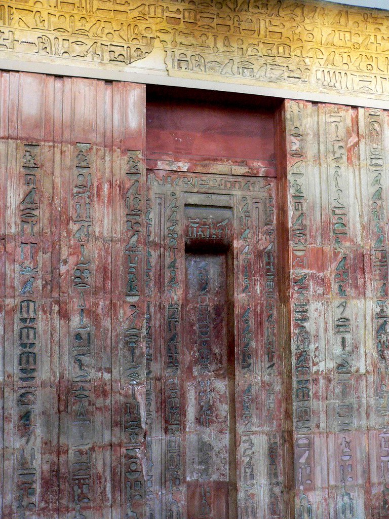 Egyptian tomb false door at the British Museum Photographe… Flickr