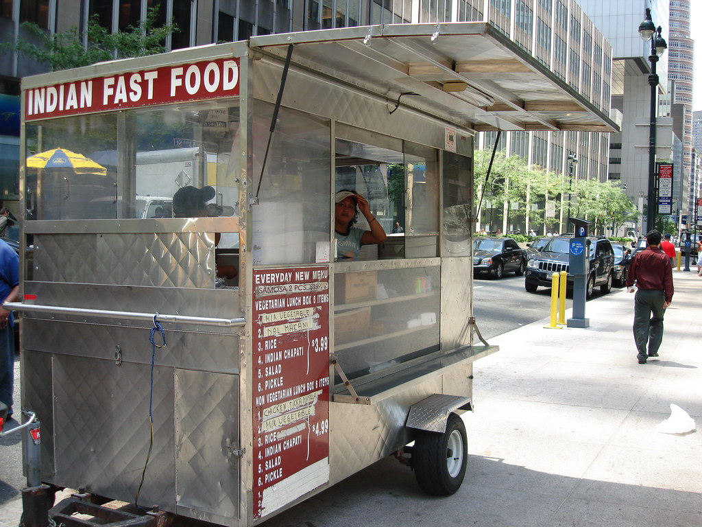 Indian Fast Food Cart, Midtown NYC Read all about this foo… Flickr