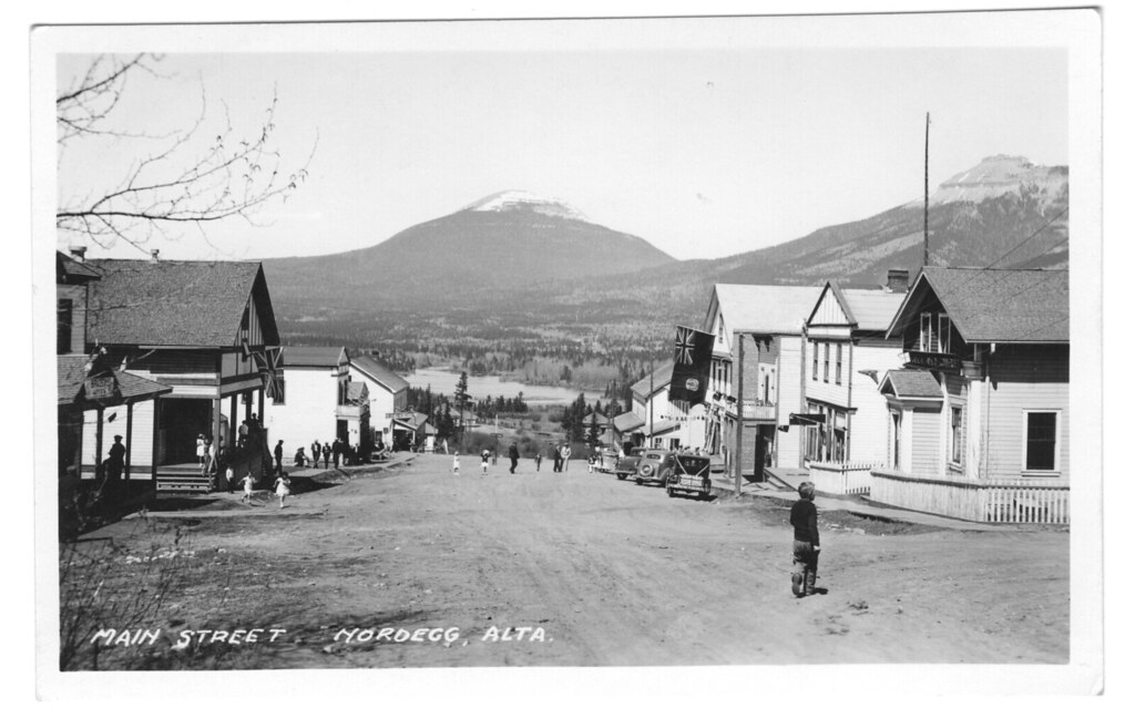 Nordegg Alberta Main Street looking north Jason Woodhead Flickr