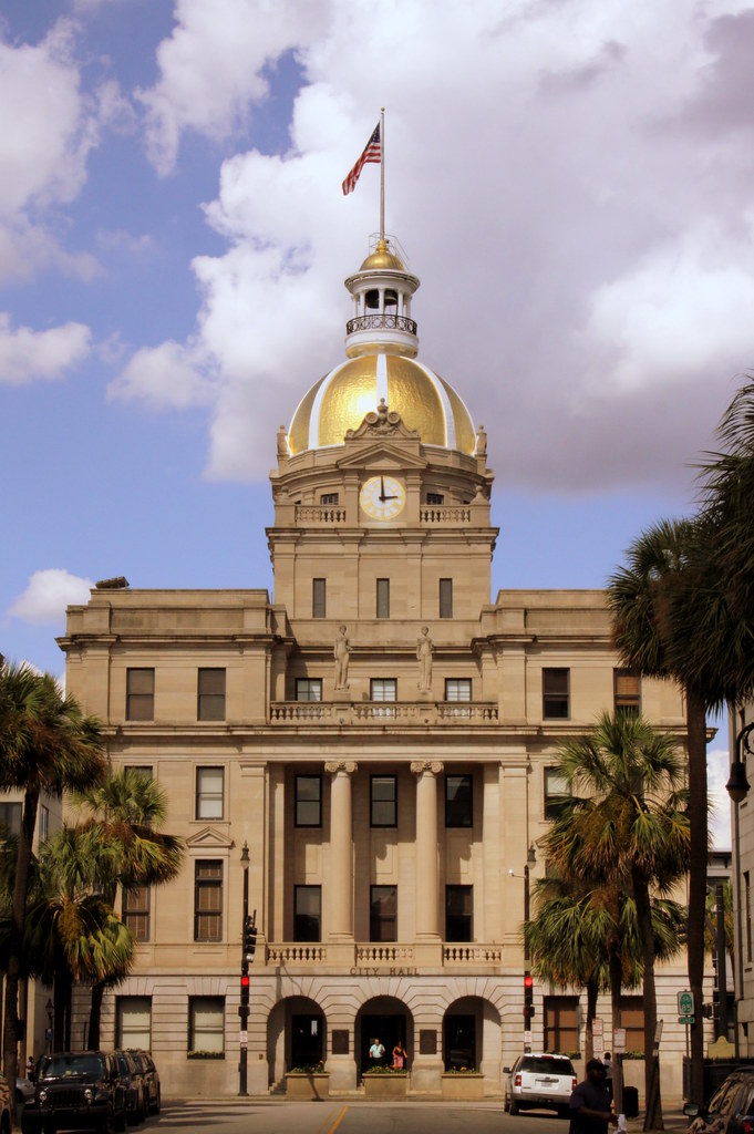 Savannah (GA) City Hall Listed on the National Register of… Flickr