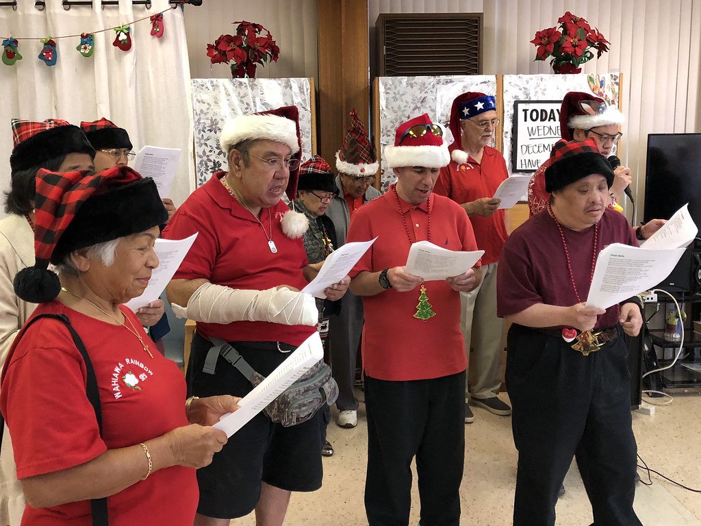 Lanakila Pacific Holiday Carolers at Wahiawa General Hospital Long Term