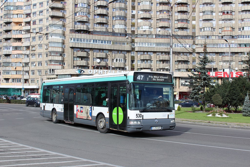 Cluj Renault Agora N° 530 Ex Ratp N° 7386 CTP ligne 47 Pia… Flickr