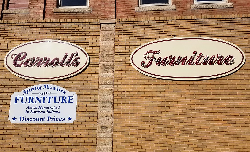 IN, RoanokeU.S. 24(Old) Carroll's Furniture Store Neon Si… Flickr