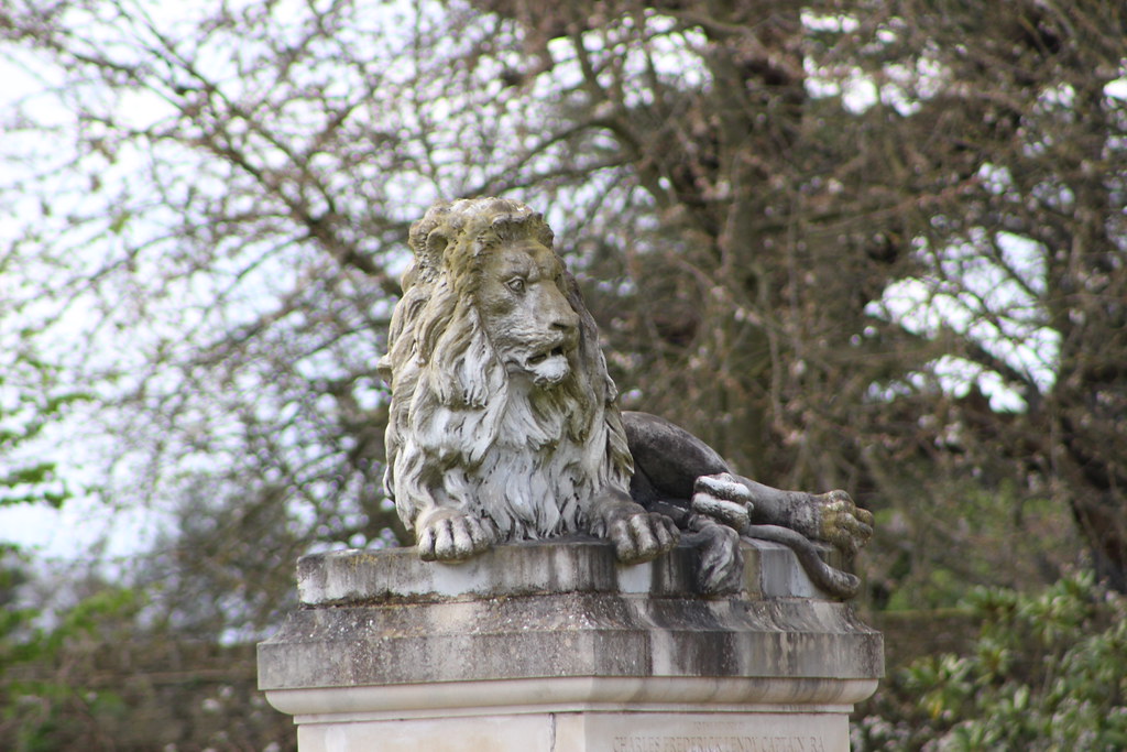 Lion Statue. The Walled Garden. Sunbury on Thames. Gary Smithers