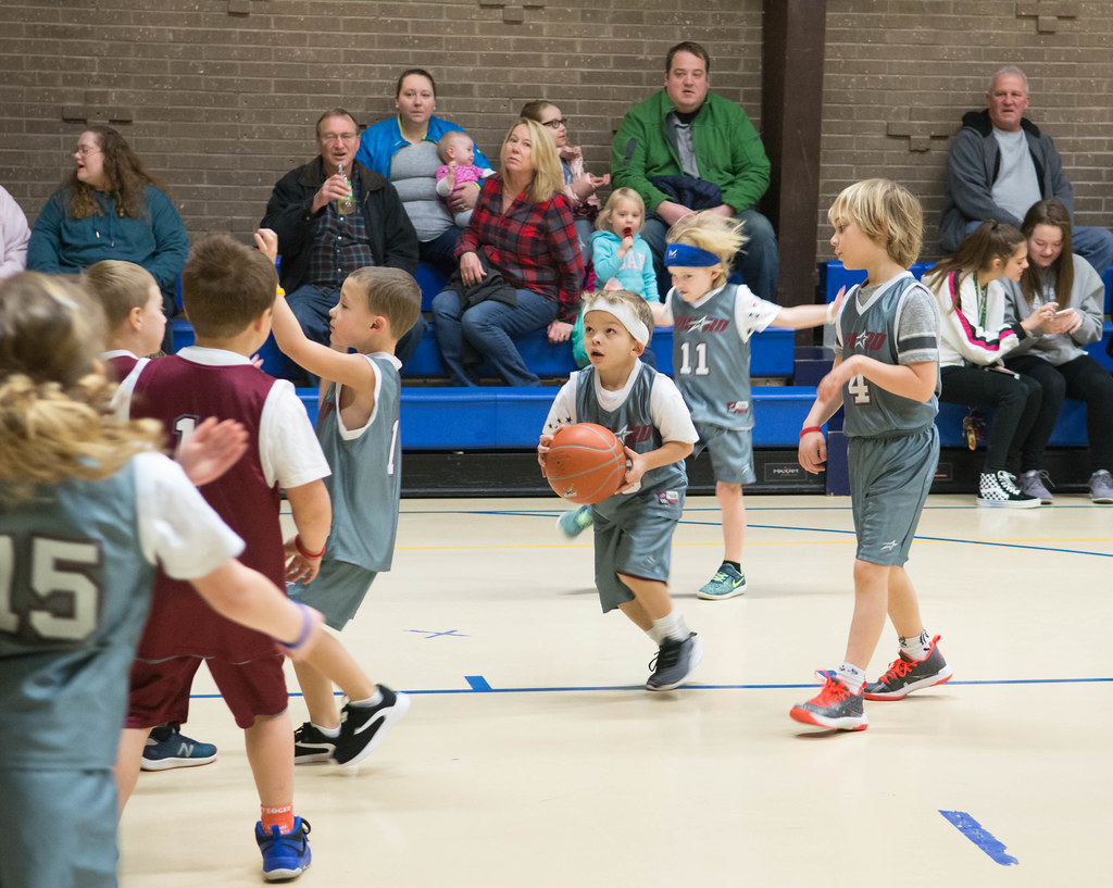 Youth basketball. The fun of watching these little kids, s… Flickr