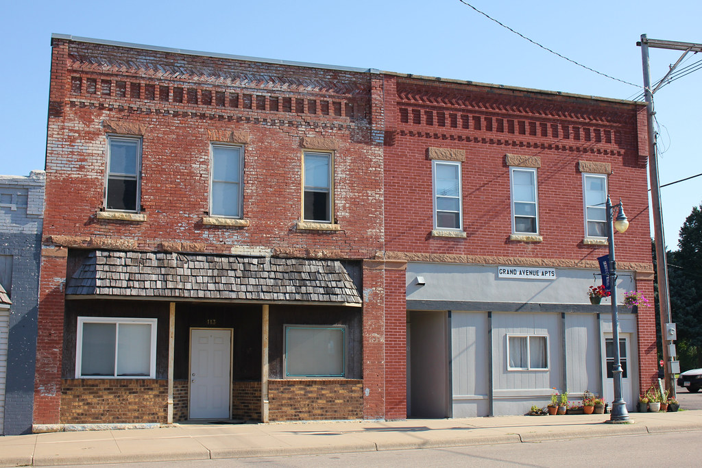 Downtown Block Grand Meadow, MN Tom McLaughlin Flickr