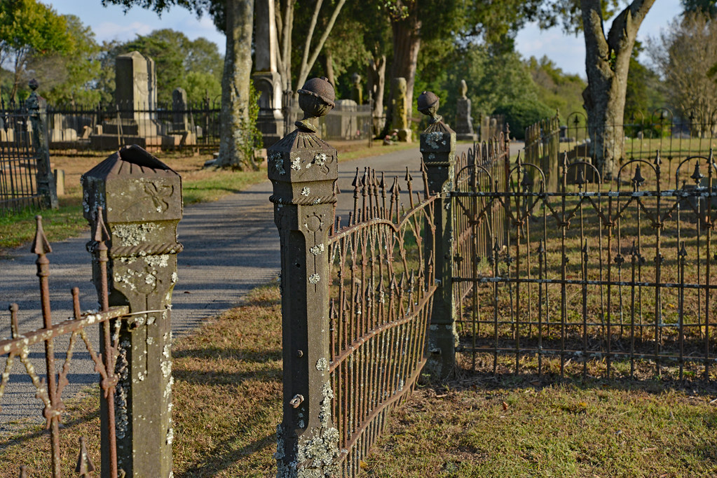 Extra Iron Great old iron fencing in Florence City Cemeter… Flickr