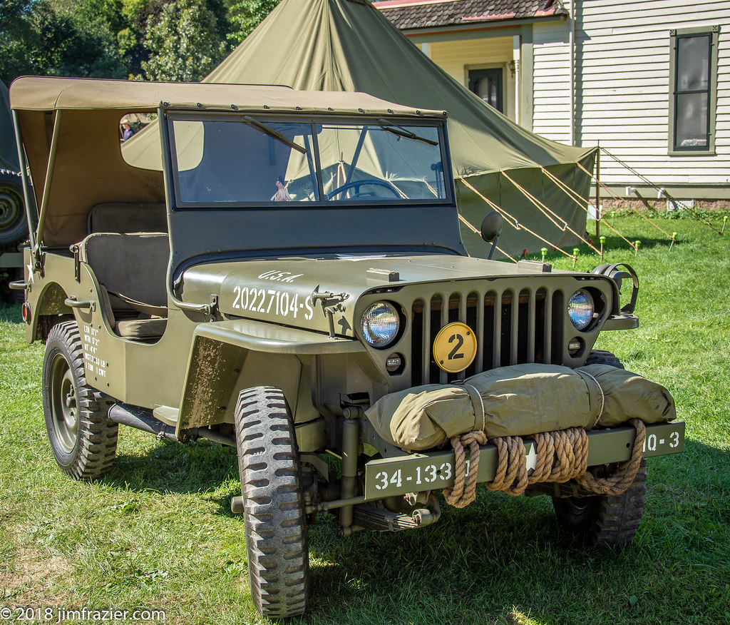 Jeep Midway Village Museum World War II Days Rockford, Ill… Flickr