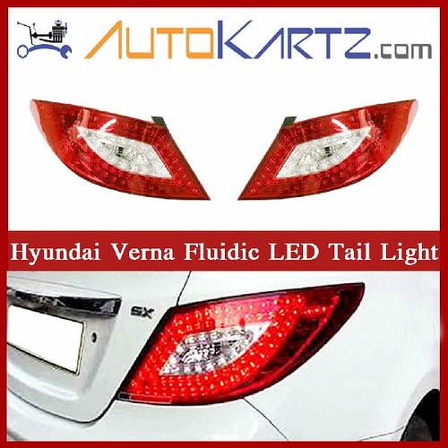 Hyundai Verna Fluidic LED Tail Light Car Parts India Autokartz Flickr