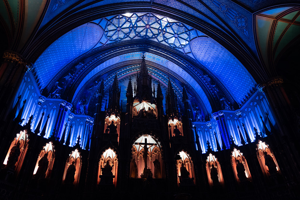Notre Dame Cathedral lights... jcbmac Flickr